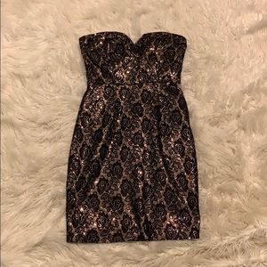 A cocktail or party dress.